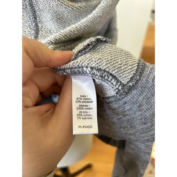 Athleta x Derek Lam Marled Grey Long Sleeve Zip Jacket - Picture 7 of 8
